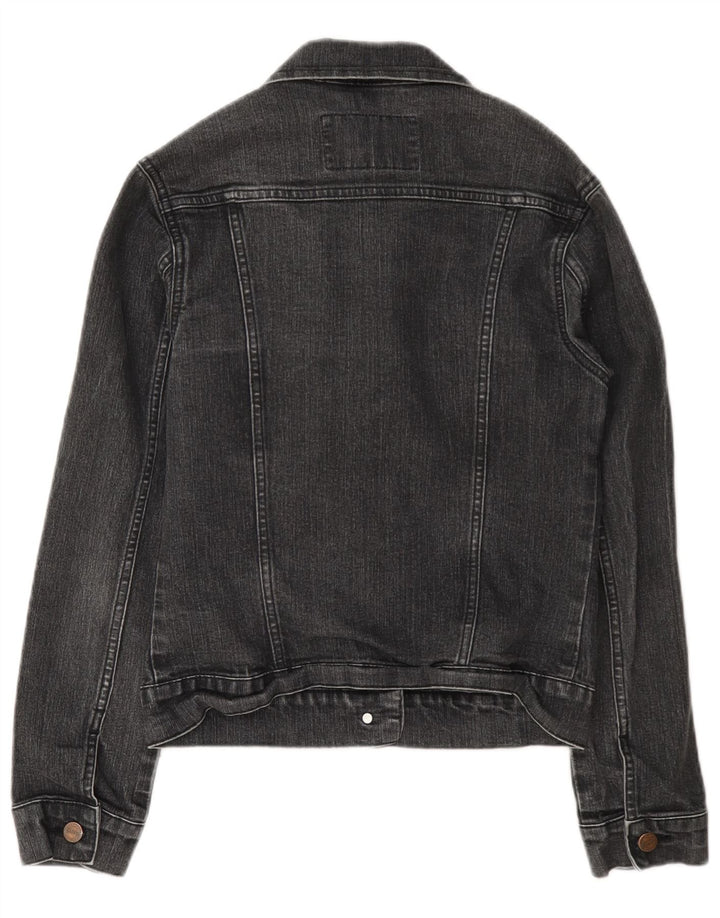 Wrangler Veste en jean pour femme UK 12 Coton gris moyen