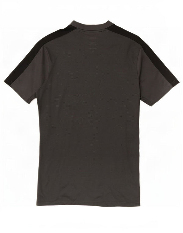 Nike Hommes Dri Fit Slim T-Shirt Haut Gris Moyen Colorblock Polyester