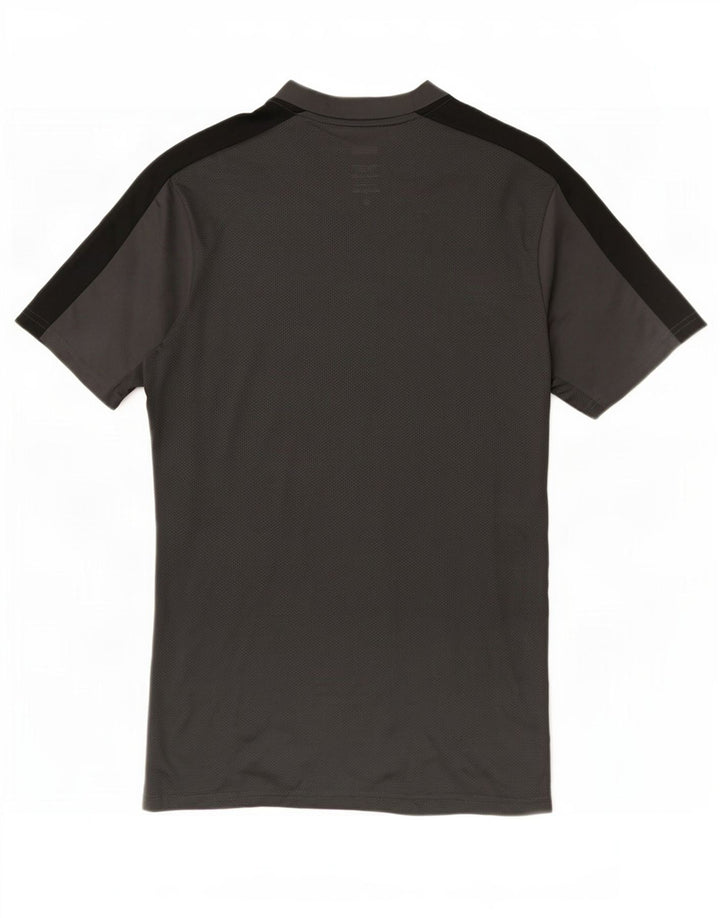 Nike Hommes Dri Fit Slim T-Shirt Haut Gris Moyen Colorblock Polyester