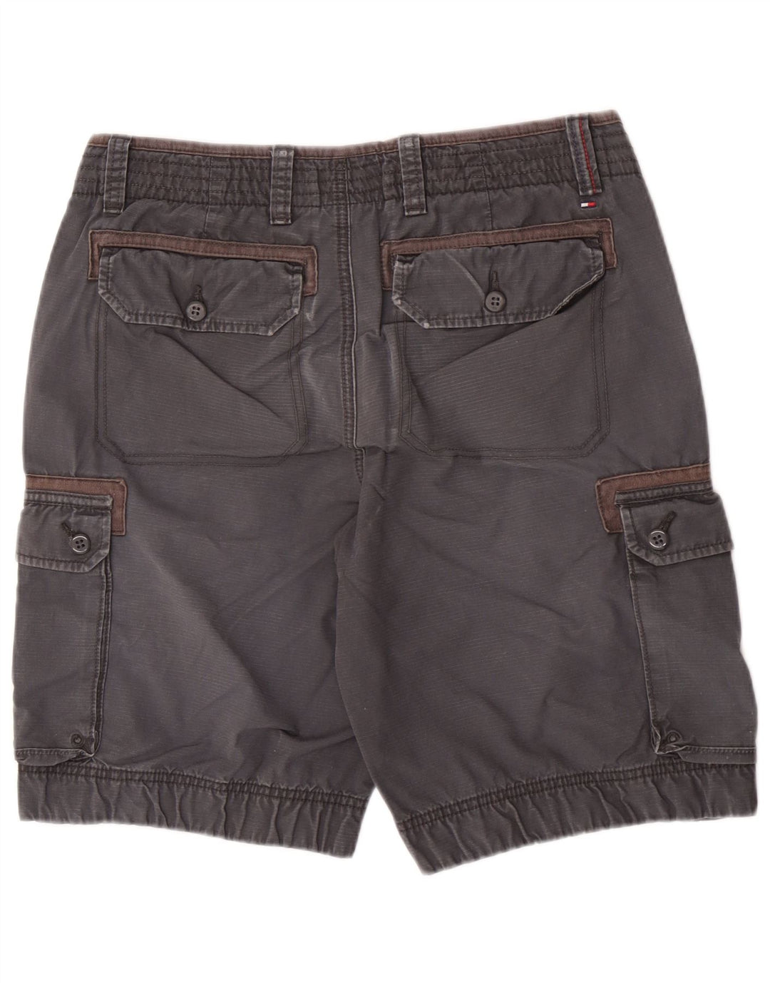 Tommy Hilfiger Short Cargo Homme Moyen W31 Gris Coton
