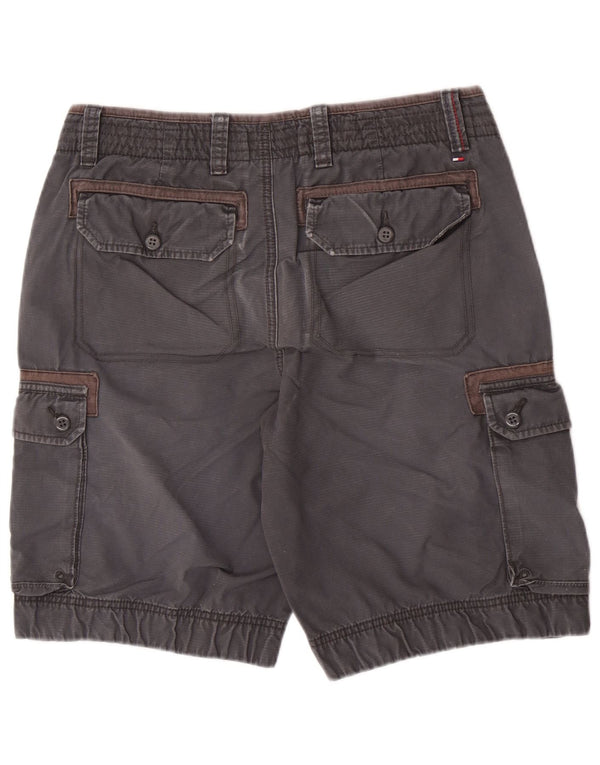 Tommy Hilfiger Short Cargo Homme Moyen W31 Gris Coton