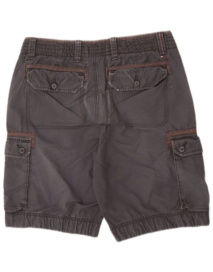 Tommy Hilfiger Short Cargo Homme Moyen W31 Gris Coton