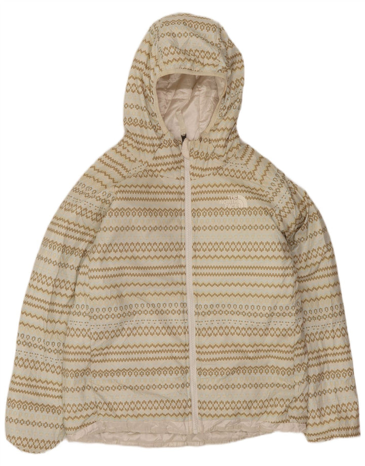 The North Face Veste matelassée pour filles 11-12 ans Large Blanc cassé Polyester