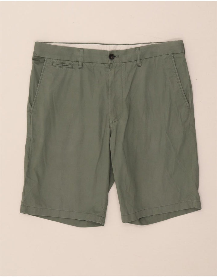 Marks & Spencer Short Chino Homme W34 Grand Coton Vert
