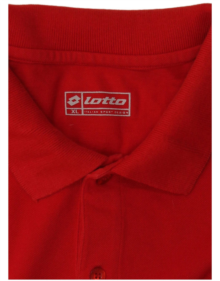 Lotto Polo Homme XL Rouge