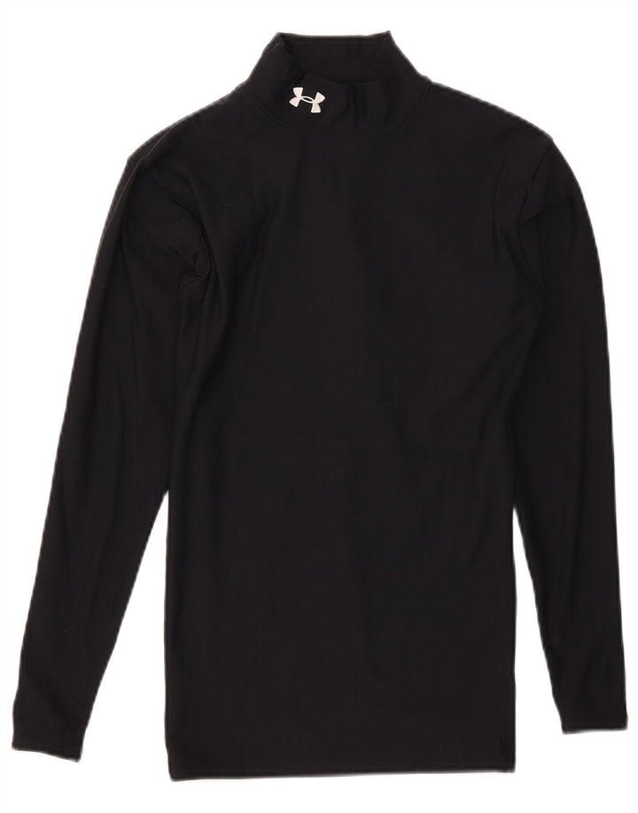 Under Armour Cold Gear Top Manches Longues Homme Noir Petit Polyester