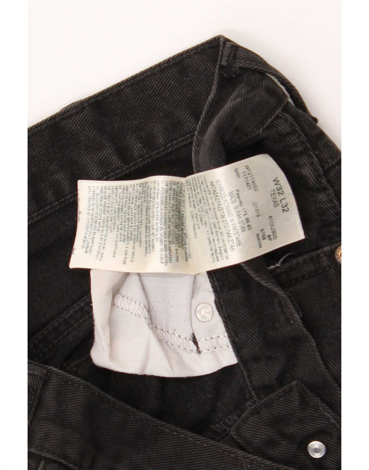 Wrangler Jean Droit Texas Homme W32 L32 Noir Coton