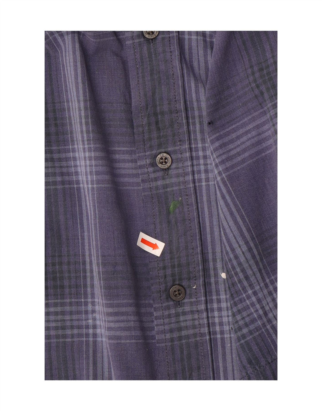 Calvin Klein Jeans Chemise à manches courtes pour homme en coton à carreaux bleus