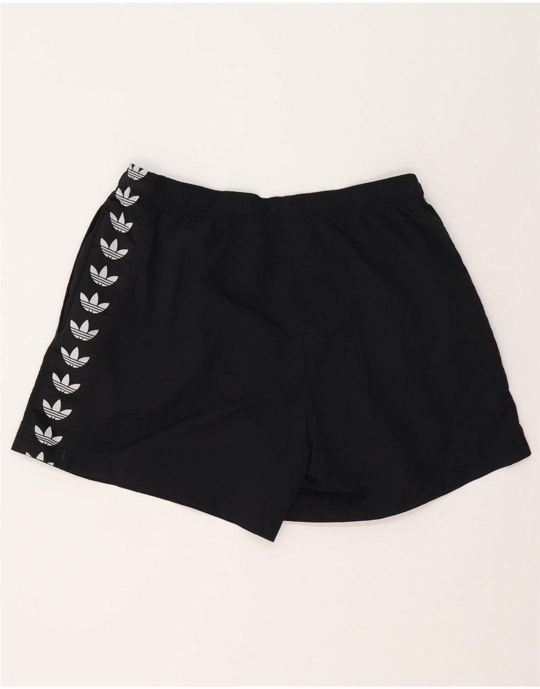 ADIDAS Short de sport graphique pour hommes, grand, noir, polyester