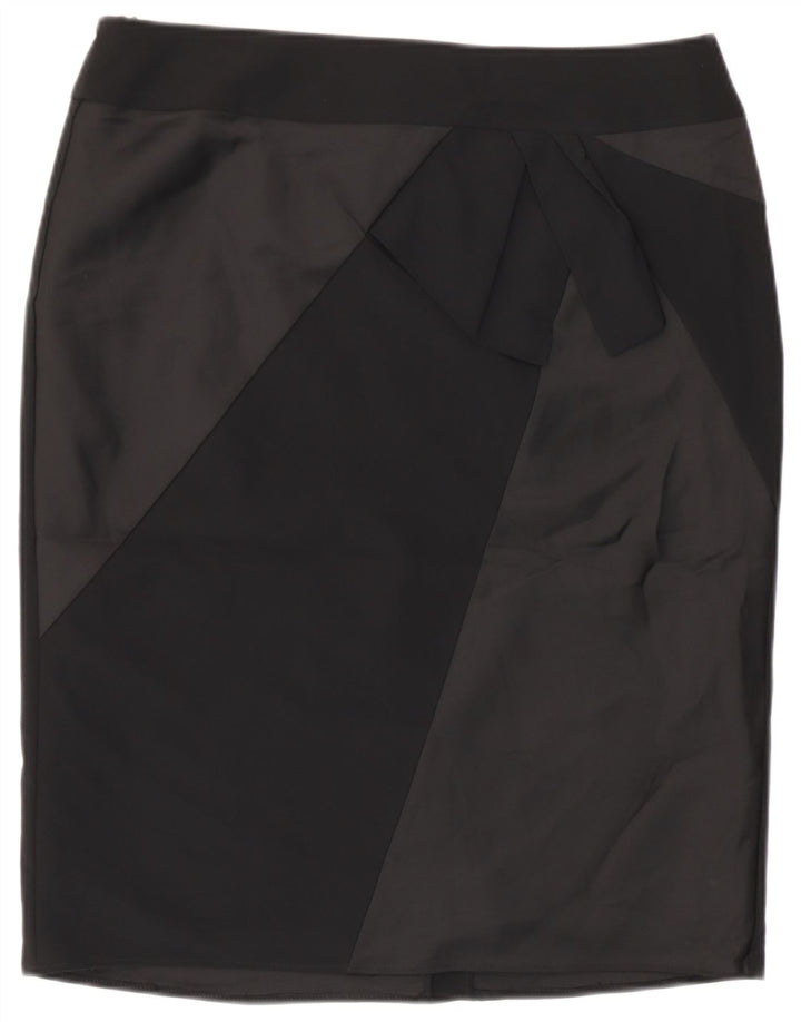 Marks & Spencer Jupe crayon pour femme UK 14 Large W32 Noir Polyester