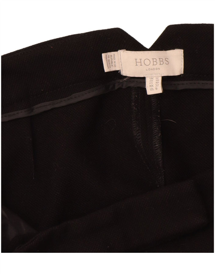 Hobbs Pantalon Chino Slim Femme UK 12 Moyen W32 L26 Noir Polyester