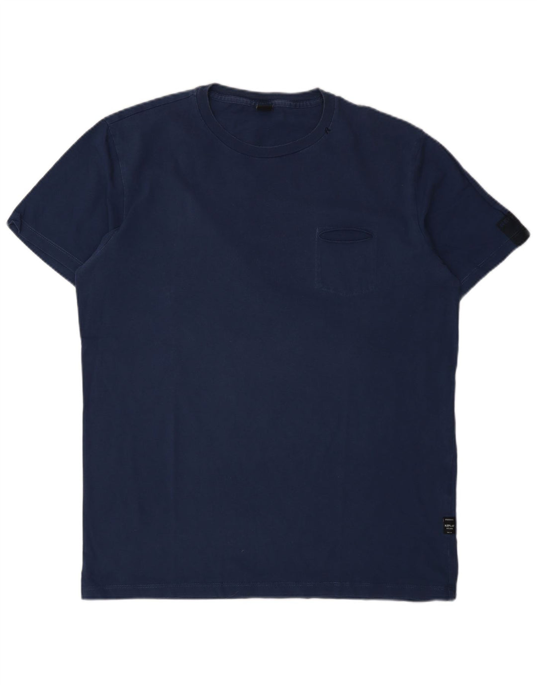 Replay T-Shirt Homme Top XL Bleu Marine