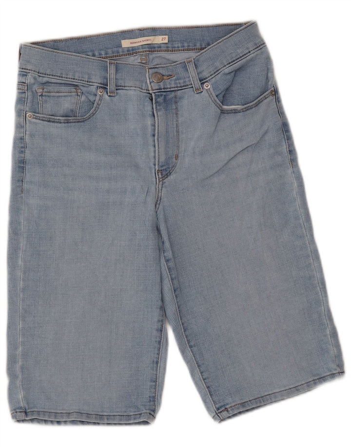LEVI'S Bermuda Denim Femme W27 Petit Bleu Coton
