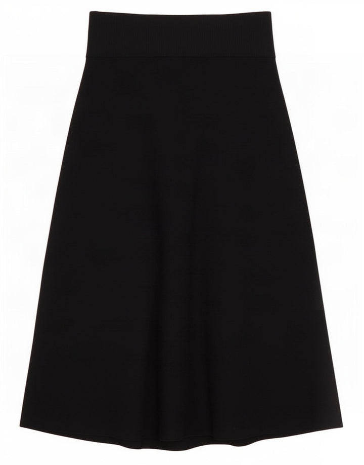 Cos Femme Jupe Maxi En Tricot Petite W27 Laine Bleu Marine