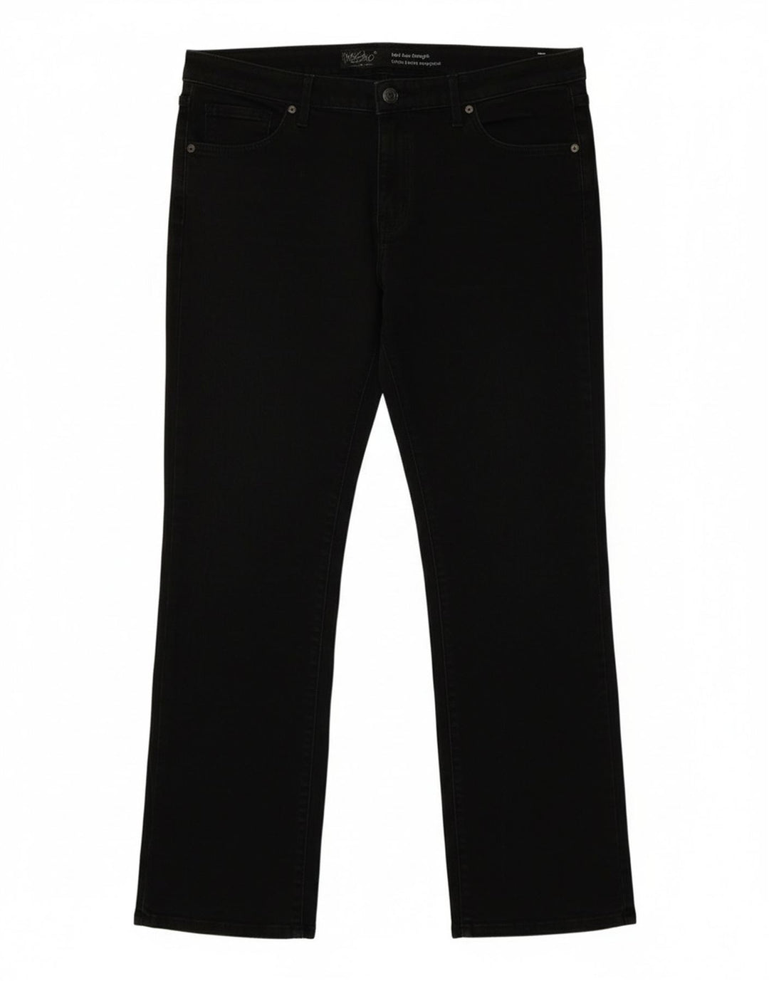 Mossimo Jean droit Super Strech taille moyenne pour femme US 18 2XL W40 L29 Gris