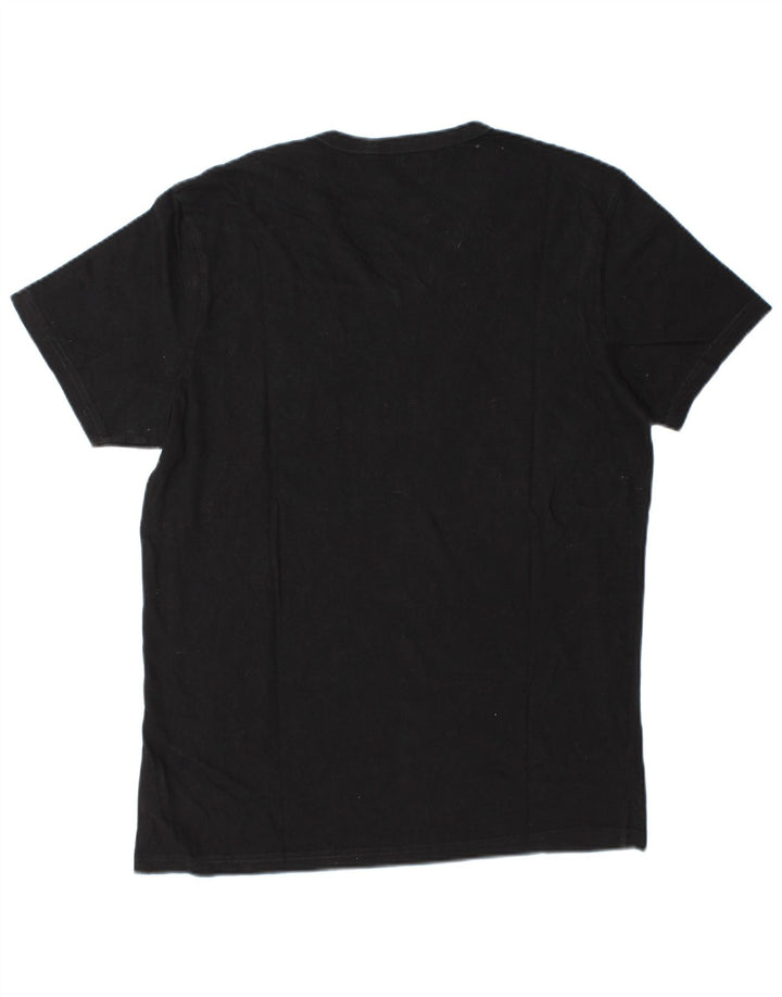 Guess T-Shirt Graphique Homme Noir Moyen Coton