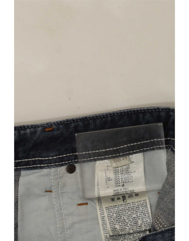 Diesel Short en jean vieilli pour homme W29 Petit coton bleu