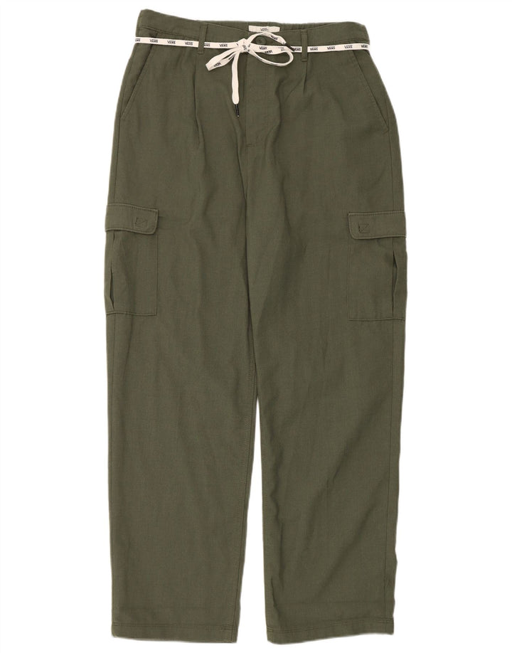 Vans Pantalon cargo droit pour homme Large W32 L28 Vert Polyester
