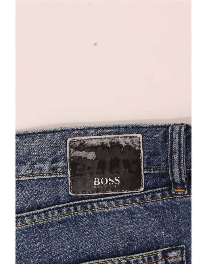 Hugo Boss Jean ample W38 L30 en coton bleu pour homme