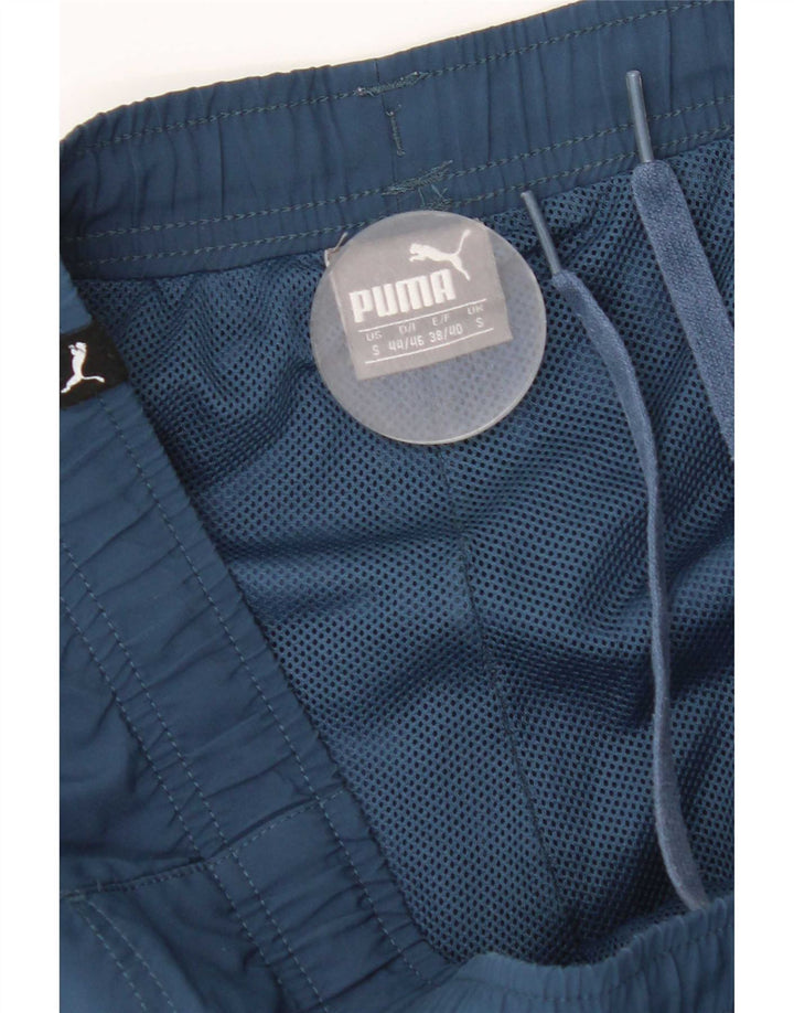 Puma Short de Sport Homme Petit Bleu Marine