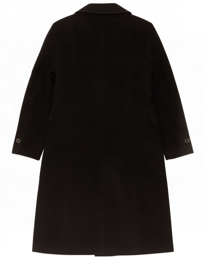 Zara Femme Pardessus EU 40 Laine Noir Moyen