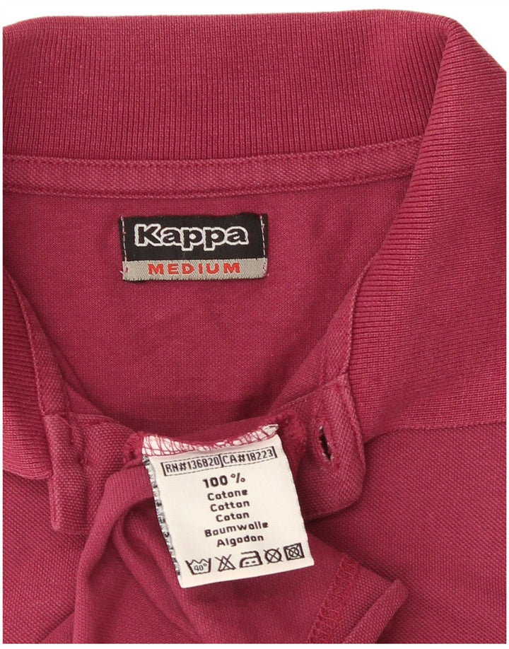Kappa Polo Homme Coton Bordeaux Moyen