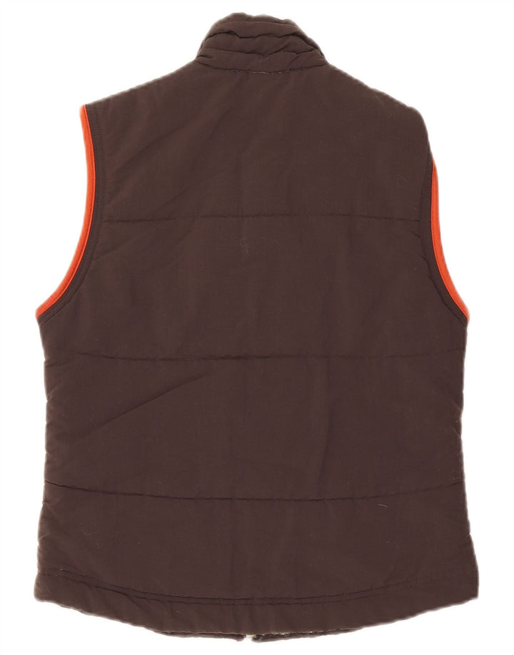 Adidas Gilet rembourré pour femme UK 10 Petit Marron Polyamide