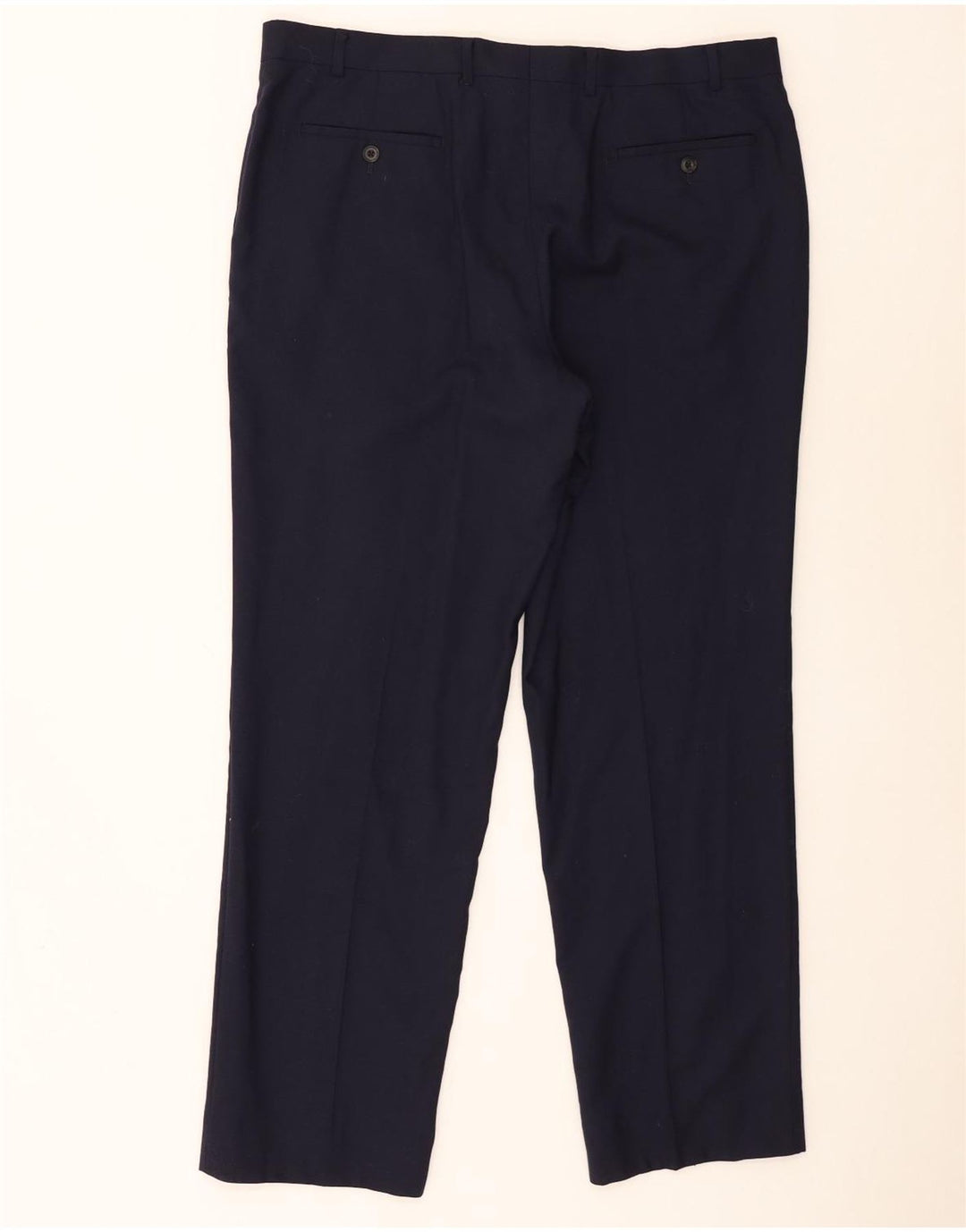 Marks & Spencer Pantalon de costume coupe classique pour homme W38 L31 en laine bleu marine