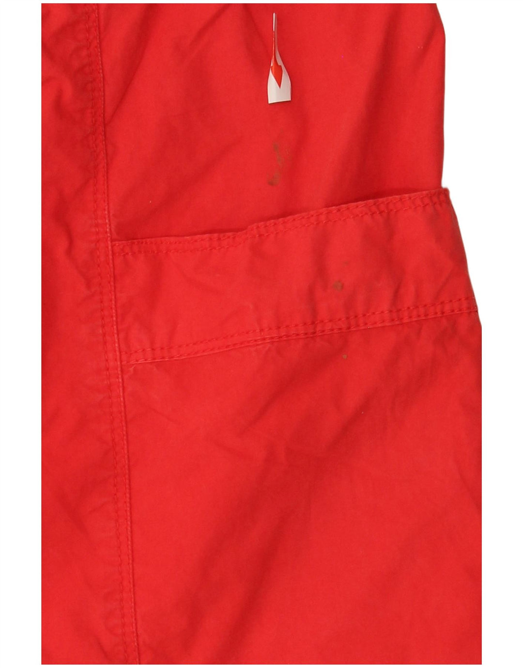 Armani Femme Mini Jupe EU 42 Large W32 Rouge