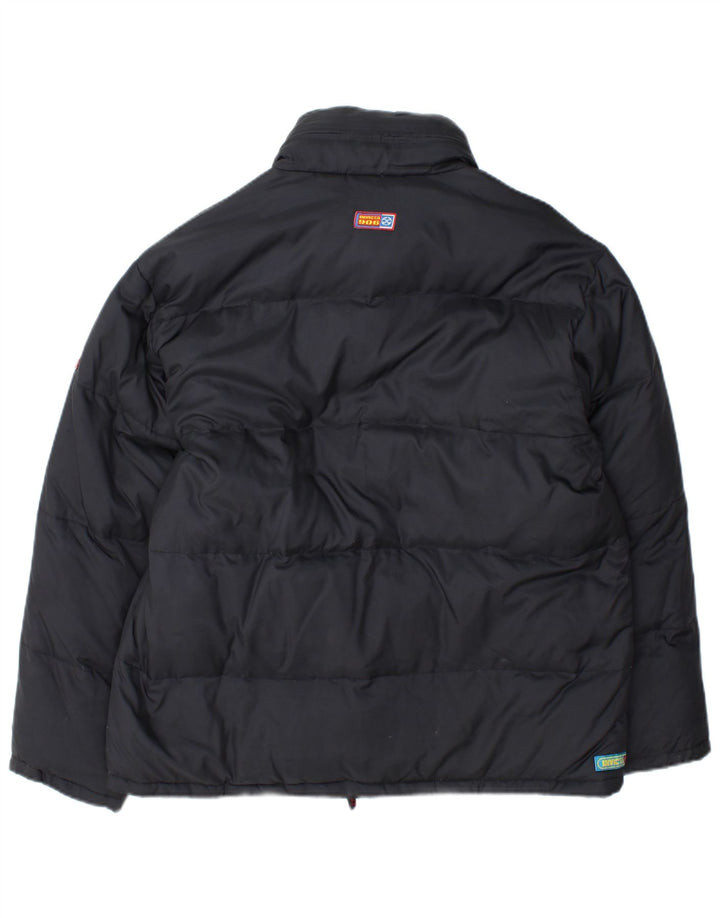 Invicta Veste matelassée à capuche pour femme UK 14 Large Bleu Marine Polyamide