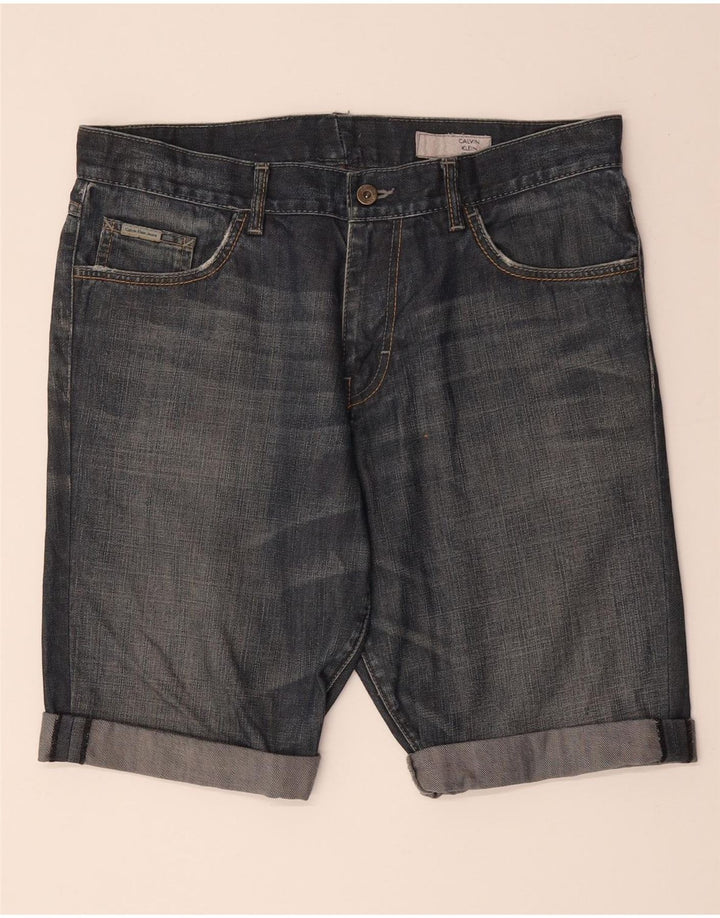 CALVIN KLEIN Short en jean W34 pour homme, grand bleu