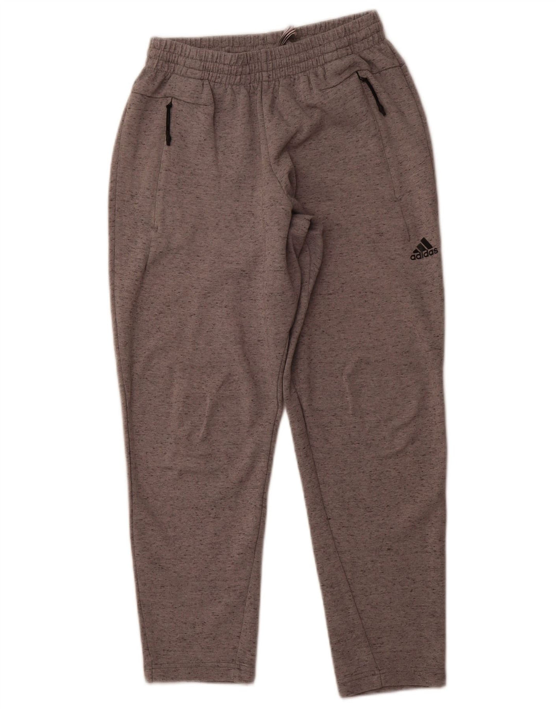 ADIDAS Pantalon de Survêtement Homme Petit Gris Moucheté Coton