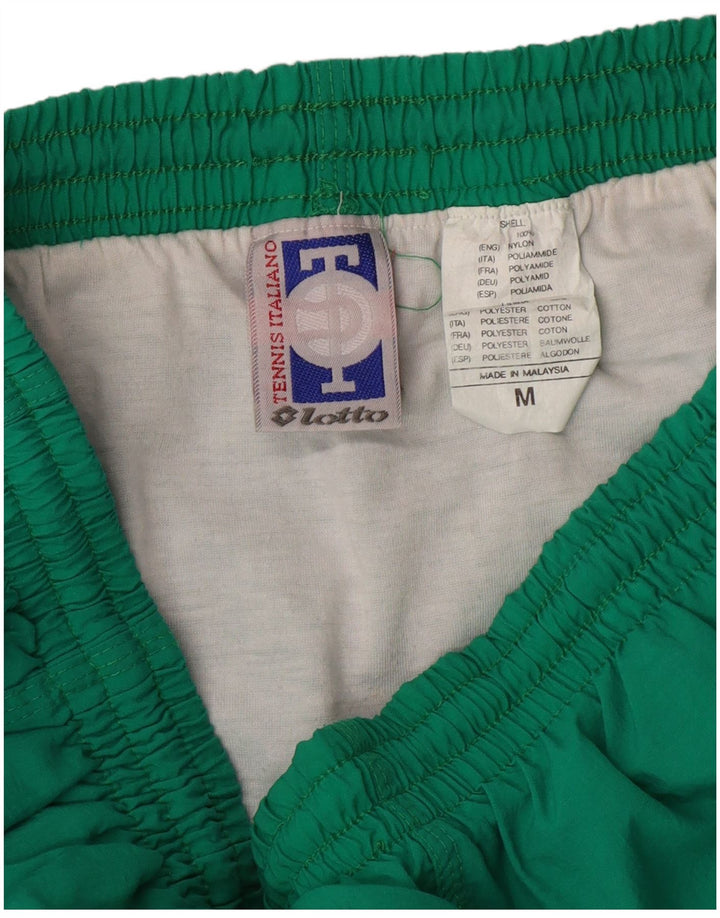 Lotto Short de Sport Homme Vert Moyen Nylon Sports