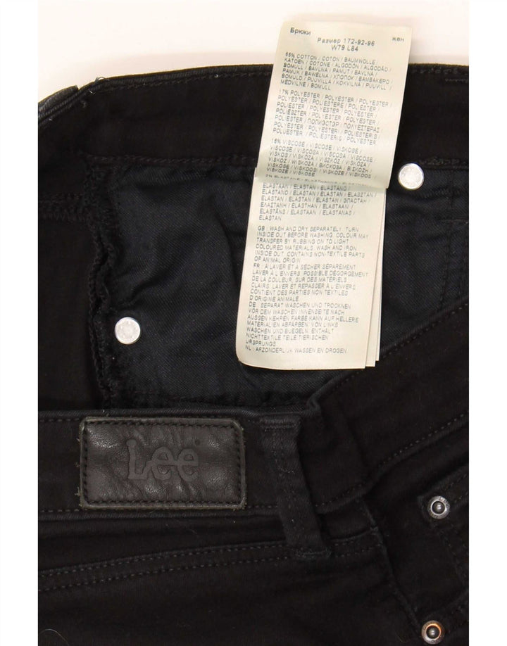 Lee Jean Droit Marion Femme W31 L33 Coton Noir
