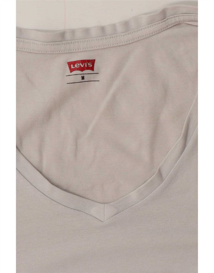 Levi's T-Shirt Femme UK 14 Bleu Moyen