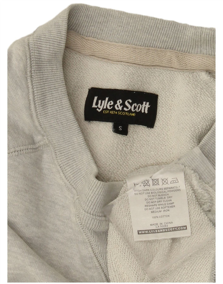 LYLE & SCOTT Sweat-Shirt Homme Petit Gris Coton