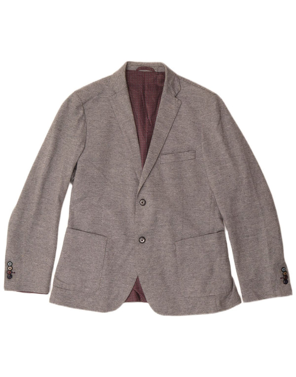 John Barritt Veste Blazer 2 Boutons Femme IT 50 XL Gris Coton