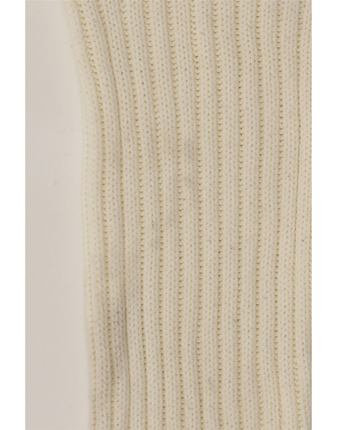 Zara Pull court surdimensionné à col roulé pour femme UK 10 Petit Blanc