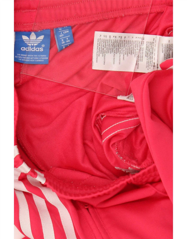Adidas Pantalon de survêtement pour femme UK 12 Rose moyen Polyester