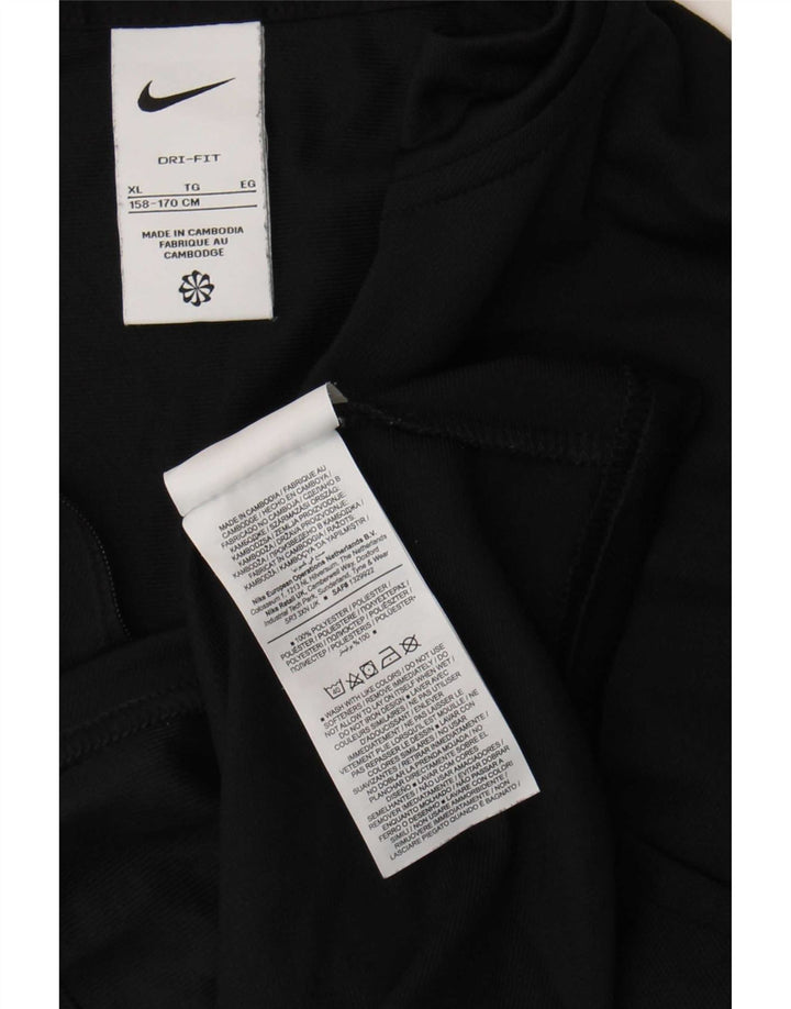Veste de survêtement Nike Dri Fit pour garçon 13-14 ans XL Noir Polyester