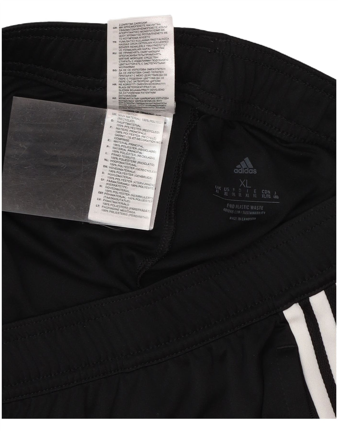 ADIDAS Short de sport Aeroready XL pour homme en polyester color block noir