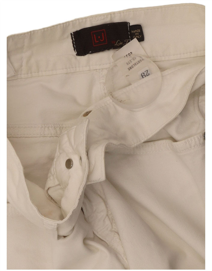 Liu Jo Jean Slim Femme W29 L30 Blanc