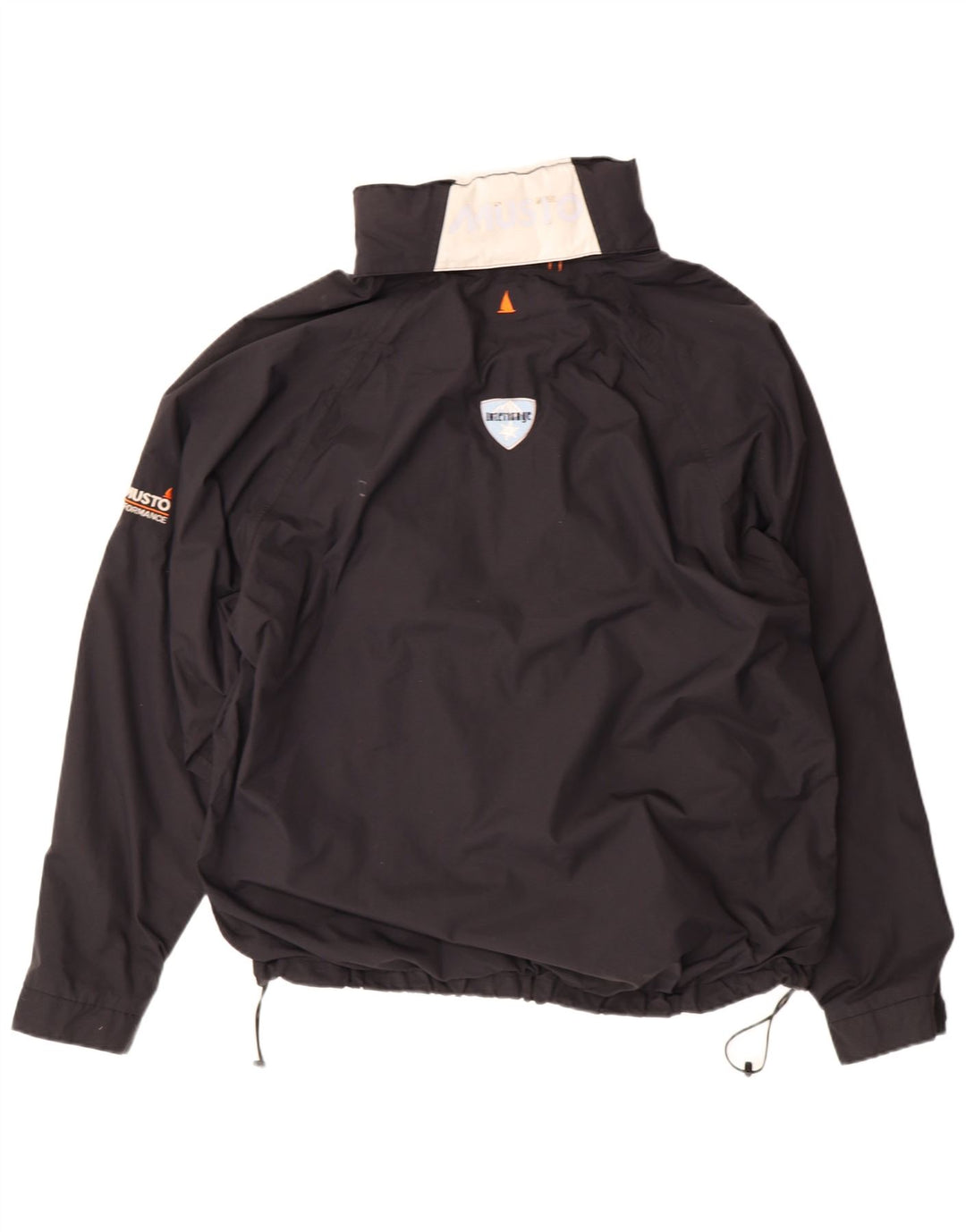 MUSTO Mens Rain Jacket UK 42 XL Black Nylon