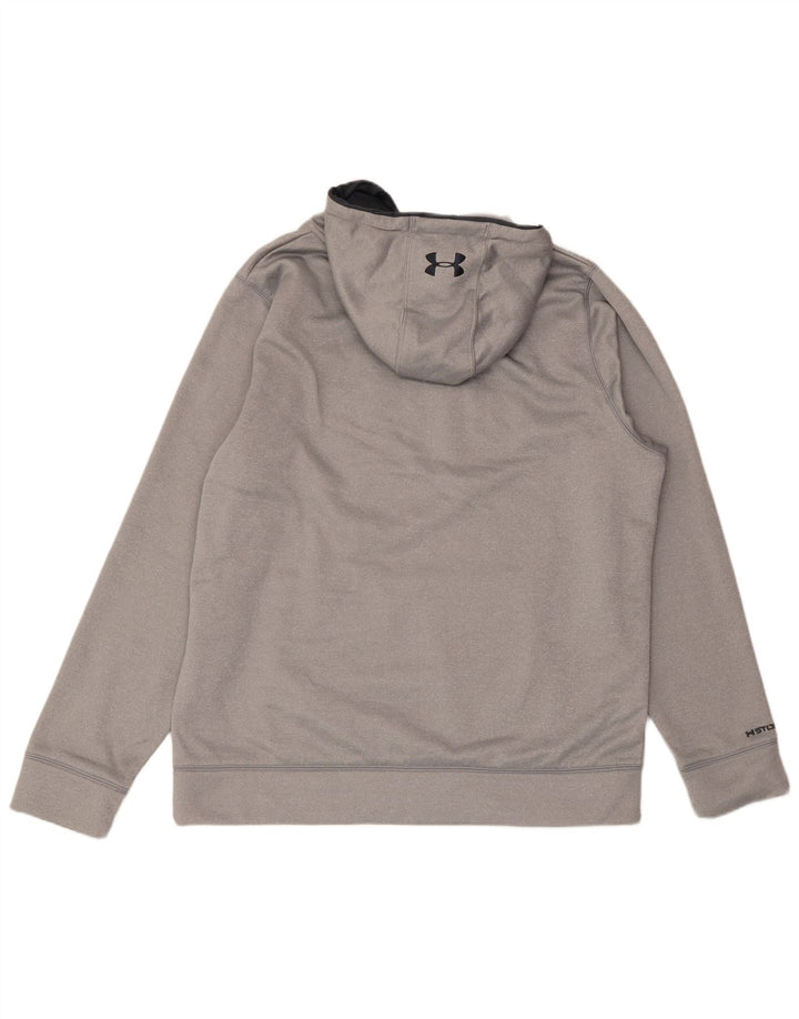 UNDER ARMOUR Pull à capuche graphique pour homme Large Gris Polyester