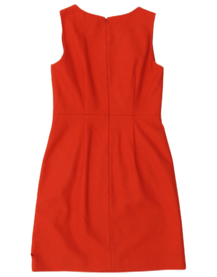 Hobbs Robe fourreau sans manches pour femme UK 10 Petite laine rouge