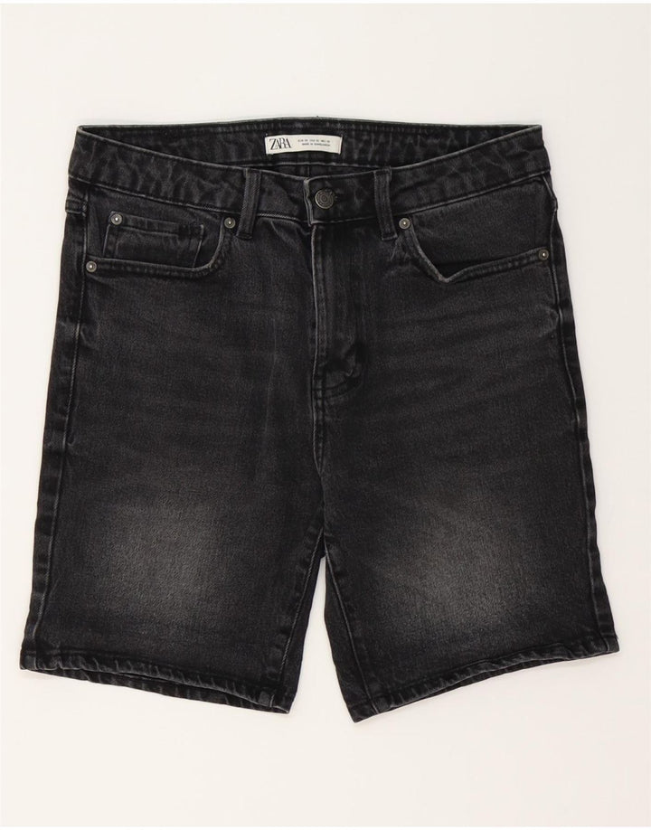 Zara Short en jean pour homme EU 38 Small W30 Noir