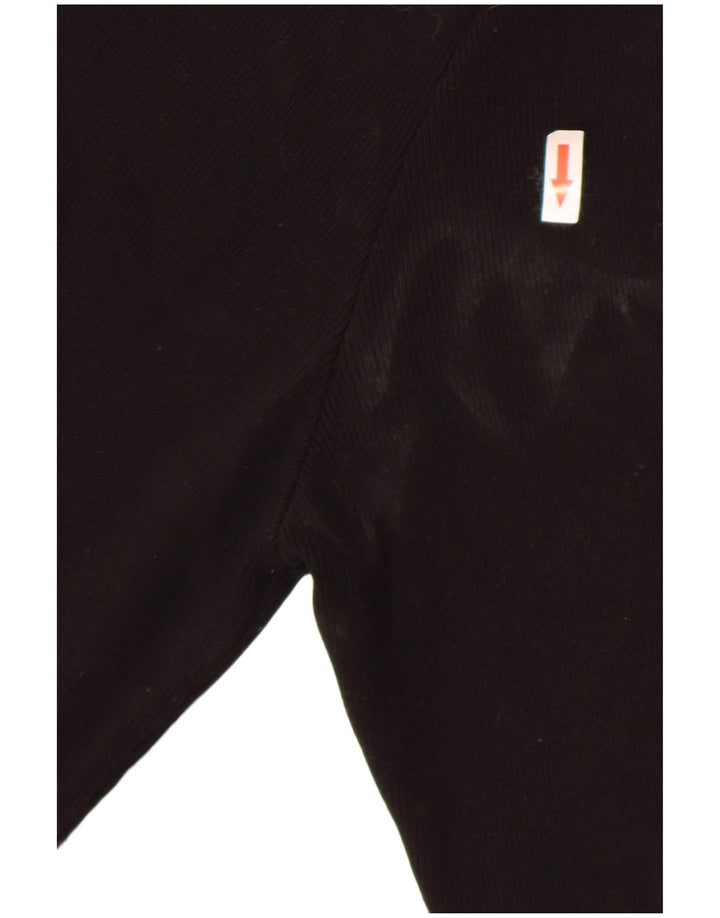 Monsoon Robe pull à manches courtes pour femme UK 12 Noir moyen