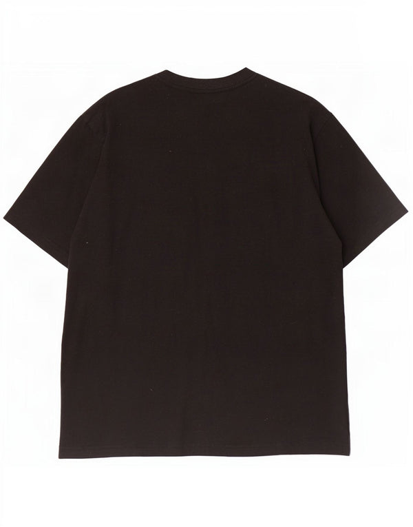 Fila T-Shirt Homme Noir Moyen Coton
