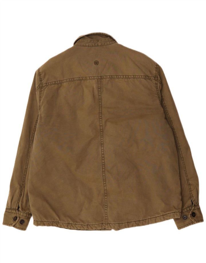 Fat Face Veste utilitaire coupe régulière pour homme UK 42 XL Marron Coton