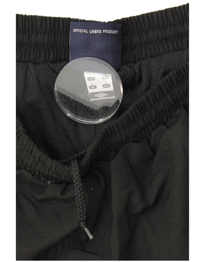 Umbro Pantalon de Survêtement Graphique Homme Joggers Large Noir Polyester